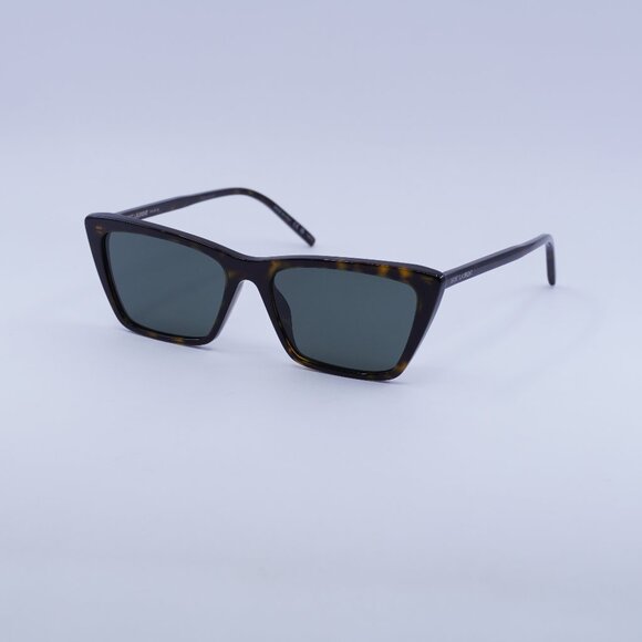 🕶️ New Saint Laurent SL737 MICA THIN 002 Sunglasses - Havana Frame Grey Lenses